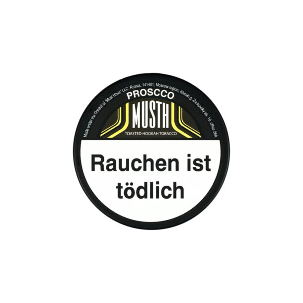 MUSTH Tabak PROSCCO 200g.JPG